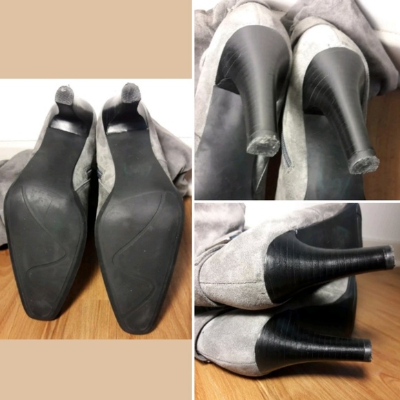 🦋 White Mountain Leather/Suede Knee Boots - Picture 7 of 8